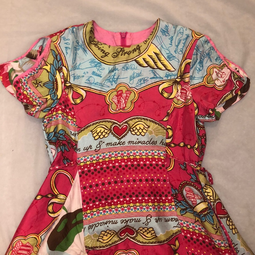 Oilily girls kids dress     100% silk - Picture 2 of 8